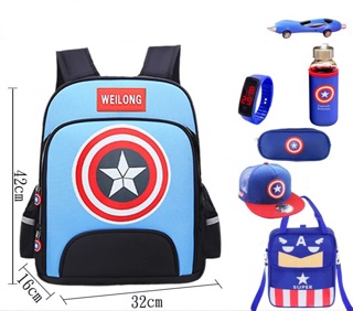 CẶP SÁCH, BALO ĐI HỌC CHO BÉ SET 7 MÓN