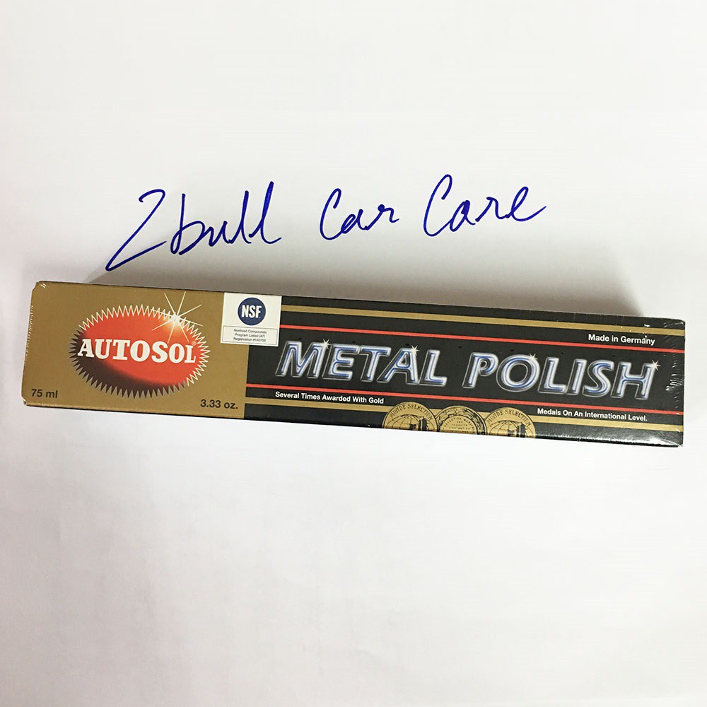 Kem Đánh Bóng Chrome, Inox, Thép Không Rỉ Autosol Metal Polish (Đức)