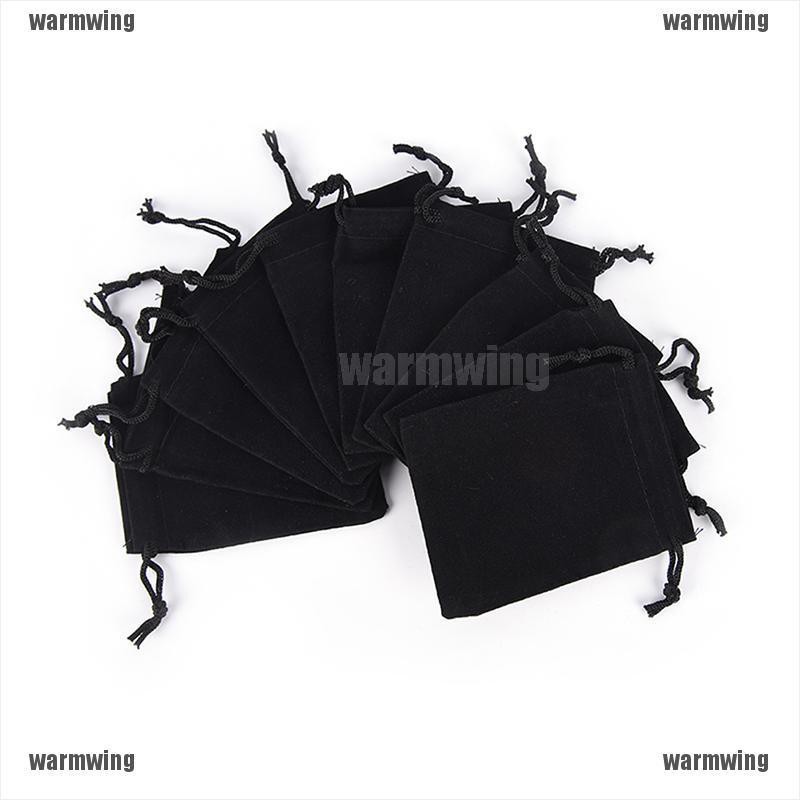 [WMW] Set 10 Túi Nhung Dây Rút 7 * 9cm Đựng Trang Sức Cho Tiệc Cưới