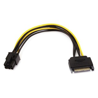 Cáp chuyển đổi nguồn SATA sang IDE 6Pin