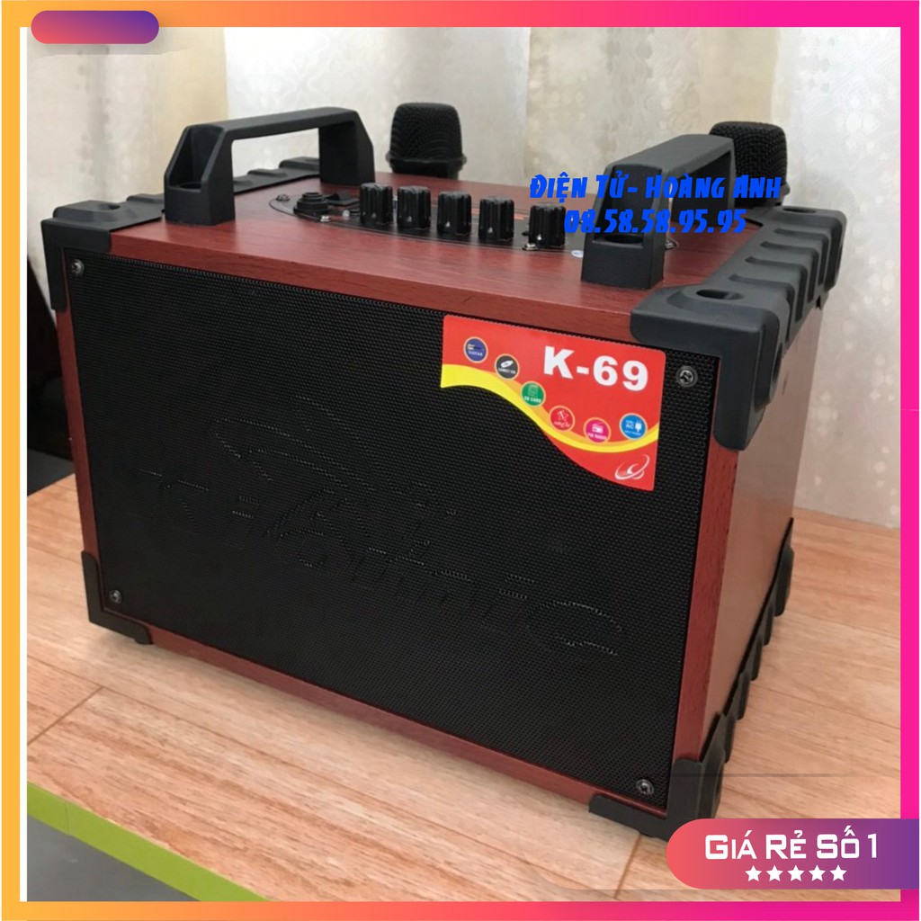 [Mã ELHACE giảm 4% đơn 300K] - Kiomic K69 - Loa kéo karaoke mini mới nhất 2020