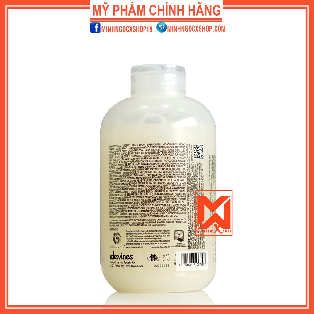 Dầu gội DAVINES LOVE CURL 250ml chính hãng