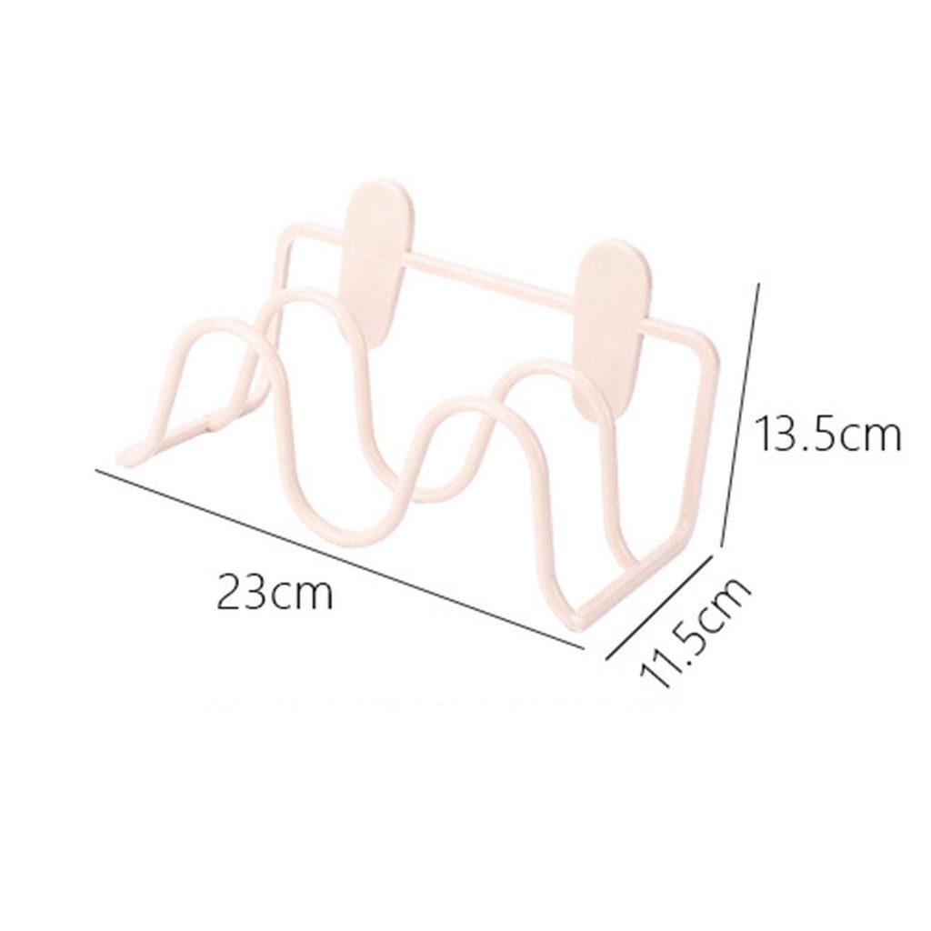 Giá Treo Dép Hai Tầng Gắn Tường Tiện Lợi