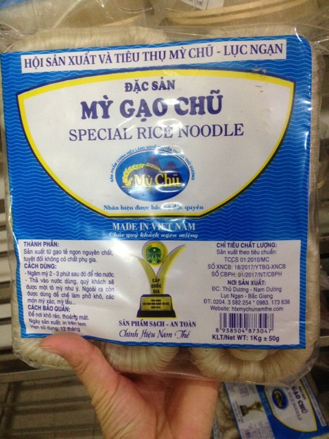 MÌ CHŨ  bắc giang (chuẩn 1kg) chắc chắn nhận hãng đặt hàng