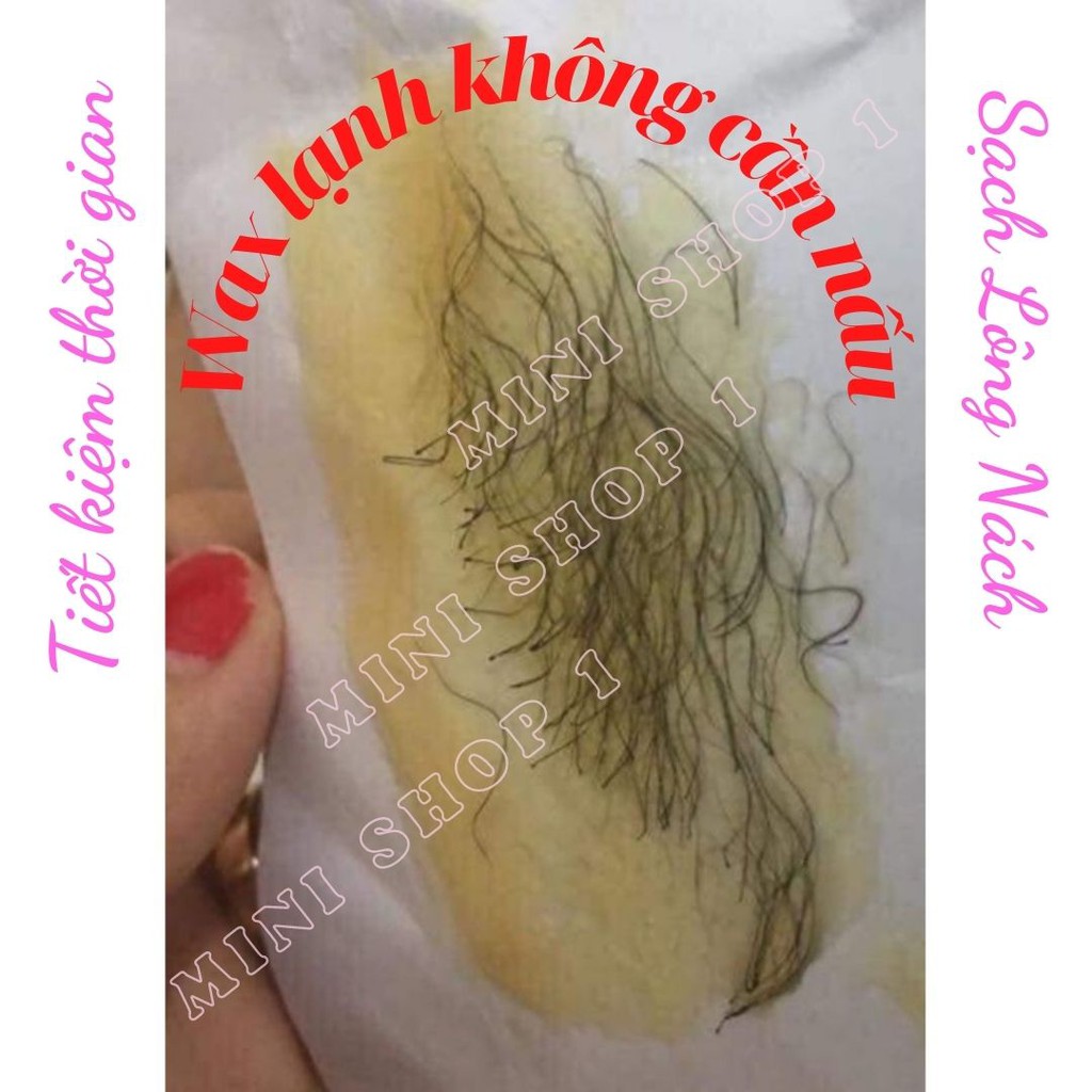 Sáp wax lông nách tay chân SHINY, wax lông nách lạnh 250g handmade T01