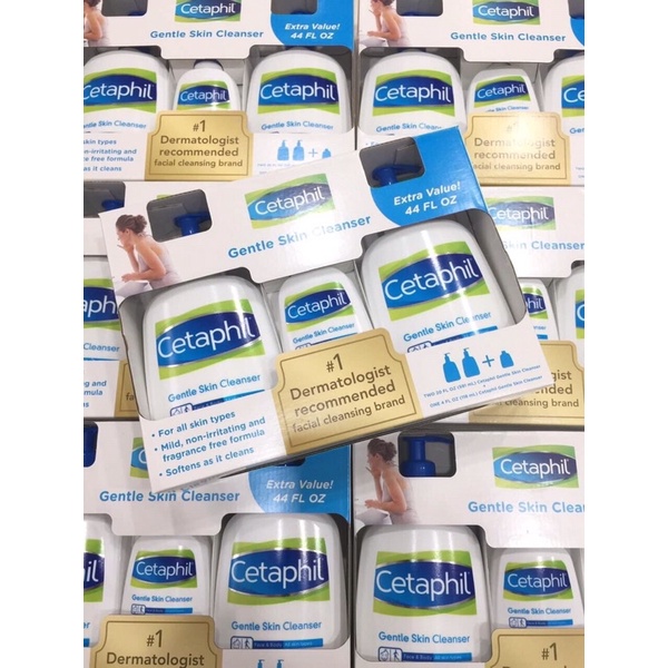 Sữa Rửa Mặt Centaphil Set 3 Chai Hàng Chính Hãng