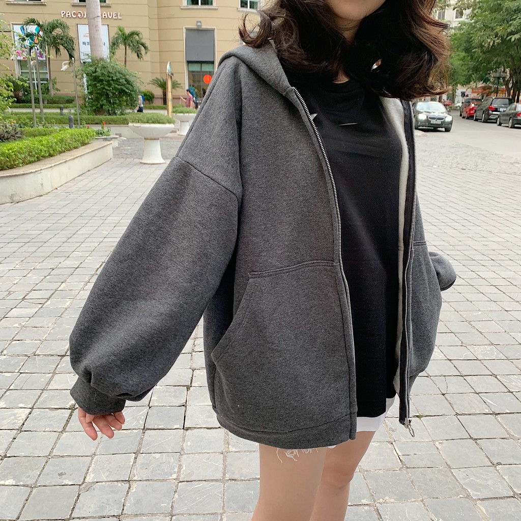 Khoác nỉ mũ lót bông TKJ01