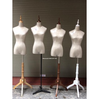 Manocanh nữ không tay nhập khẩu chóp gỗ