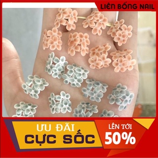 Hoa bột nail - Hoa chân 18k một cặp