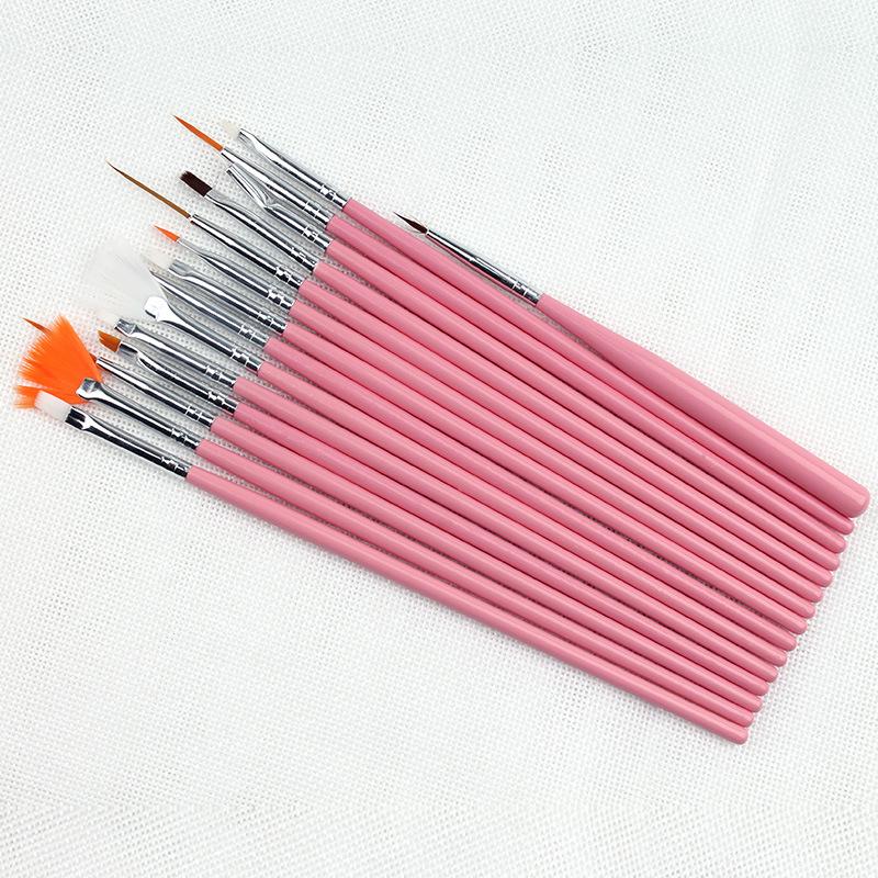 Set 15 Cọ Vẽ Móng Tay Nghệ Thuật