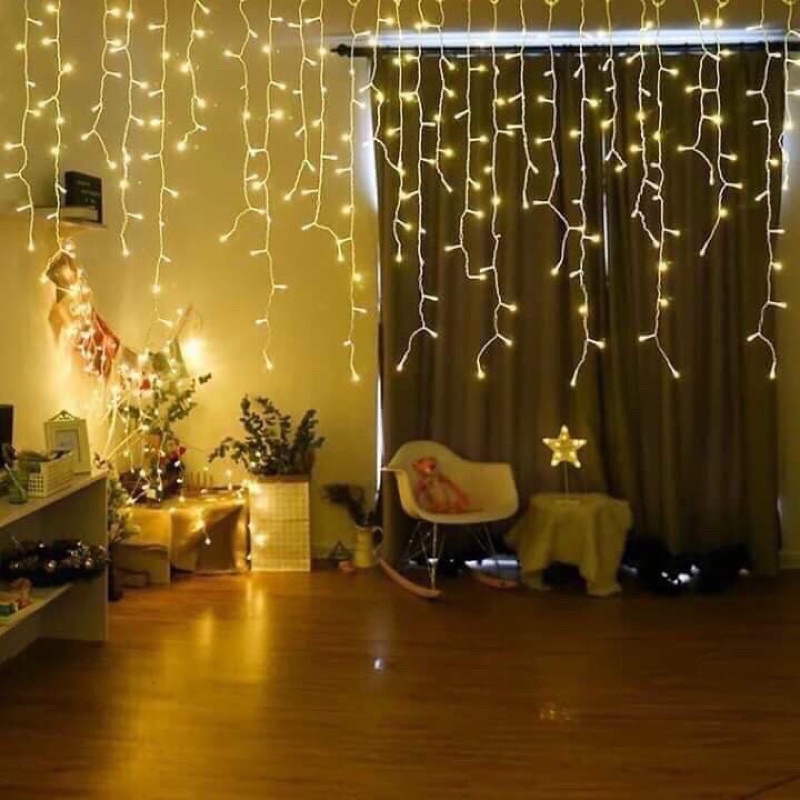 đèn Led mành rủ dài 6m,8m,12m…. sợi rủ 60cm