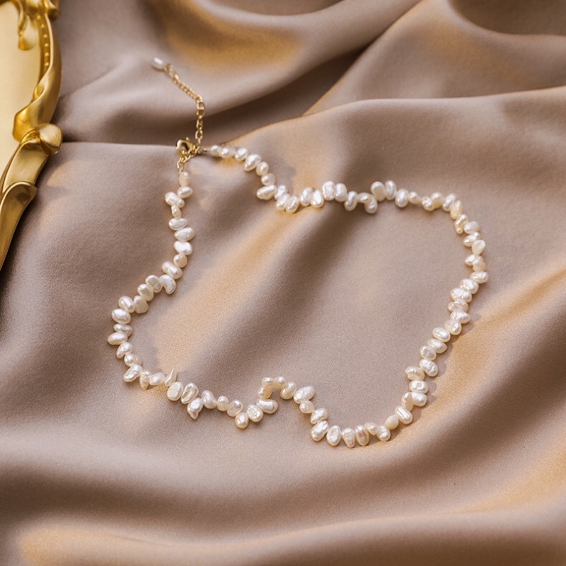 Vòng cổ choker hạt thô 5ly