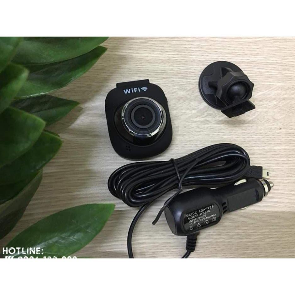 Camera hành trình Wifi Dashcam T100w nhỏ gọn FullHD tặng thẻ 16Gb ver 2020