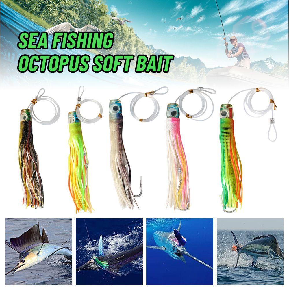 PISTA Mồi Câu Cá Giả Hình Bạch Tuộc Dạ Quang