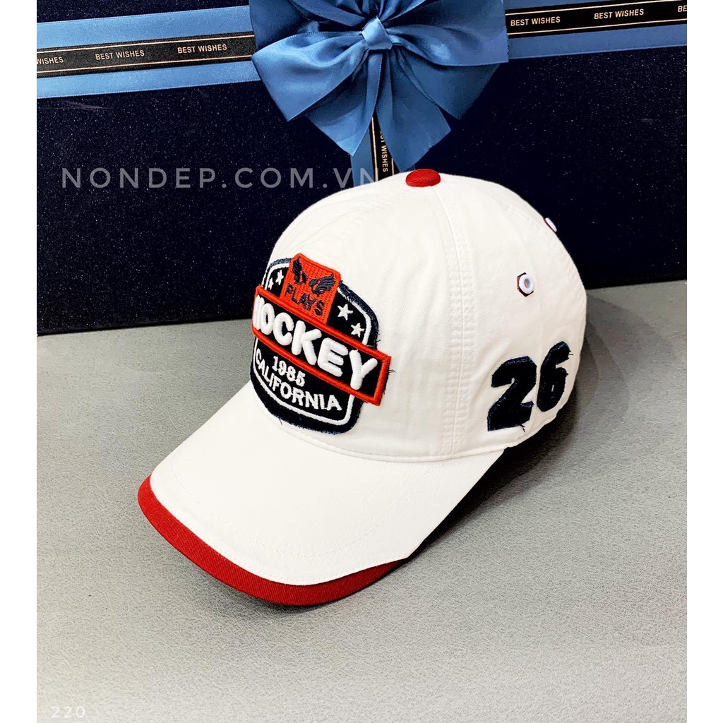 NÓN KẾT THÊU HOCKEY VẢI DÀY FORM CHUẨN, MŨ LƯỠI KẾT THÊU THỜI TRANG NAM NỮ UNISEX ĐẸP