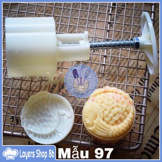 Khuôn trung thu 2019 - 1 mặt cá chép 50g mẫu 97