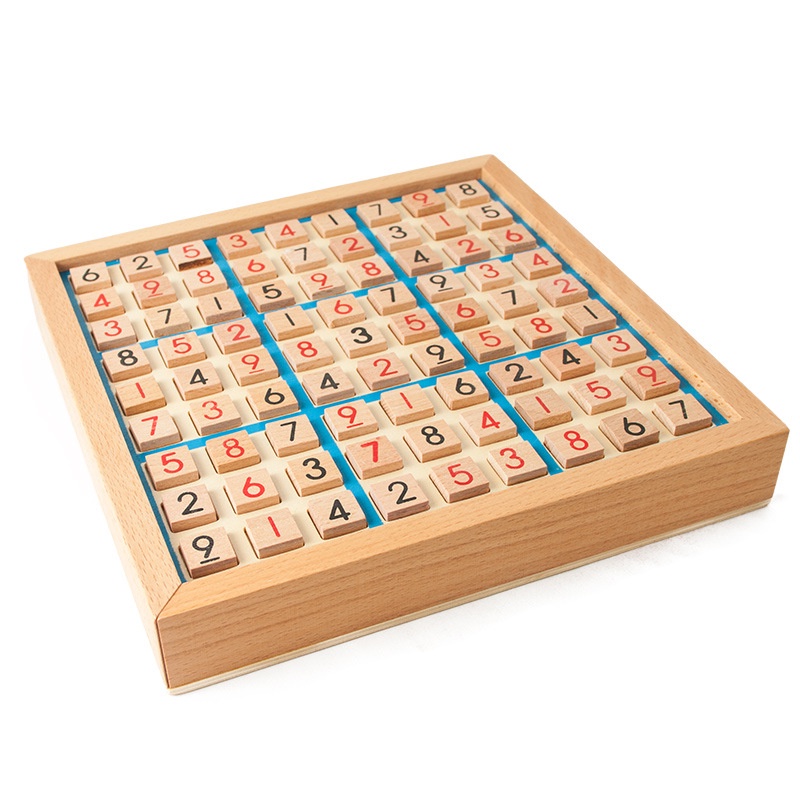 ∈◑Bàn cờ Sudoku trẻ em rèn luyện tư duy logic đồ chơi giáo dục nhập cảnh học sinh tiểu học Jiugongge 5-6-7-8-14 tuổi