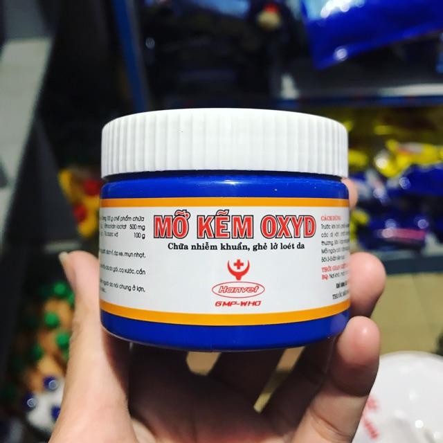 Mỡ Kẽm OXYD Bôi Ngoài Da Chống Nhiễm Khuẩn, Ghẻ Lỡ Loét Da - Hủ 100G
