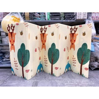 Thảm xốp xpe gấp gọn 2 mặt cho bé