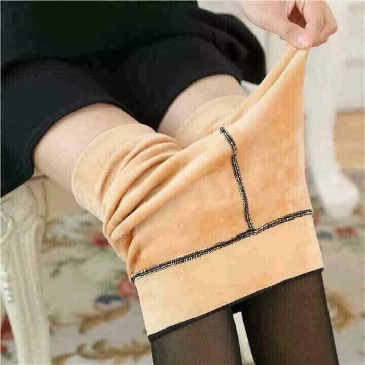 QUẦN 3D LÓT LÔNG DẪM GÓT HỘP CAM SIÊU ẤM - SỈLẺLONGBIÊN