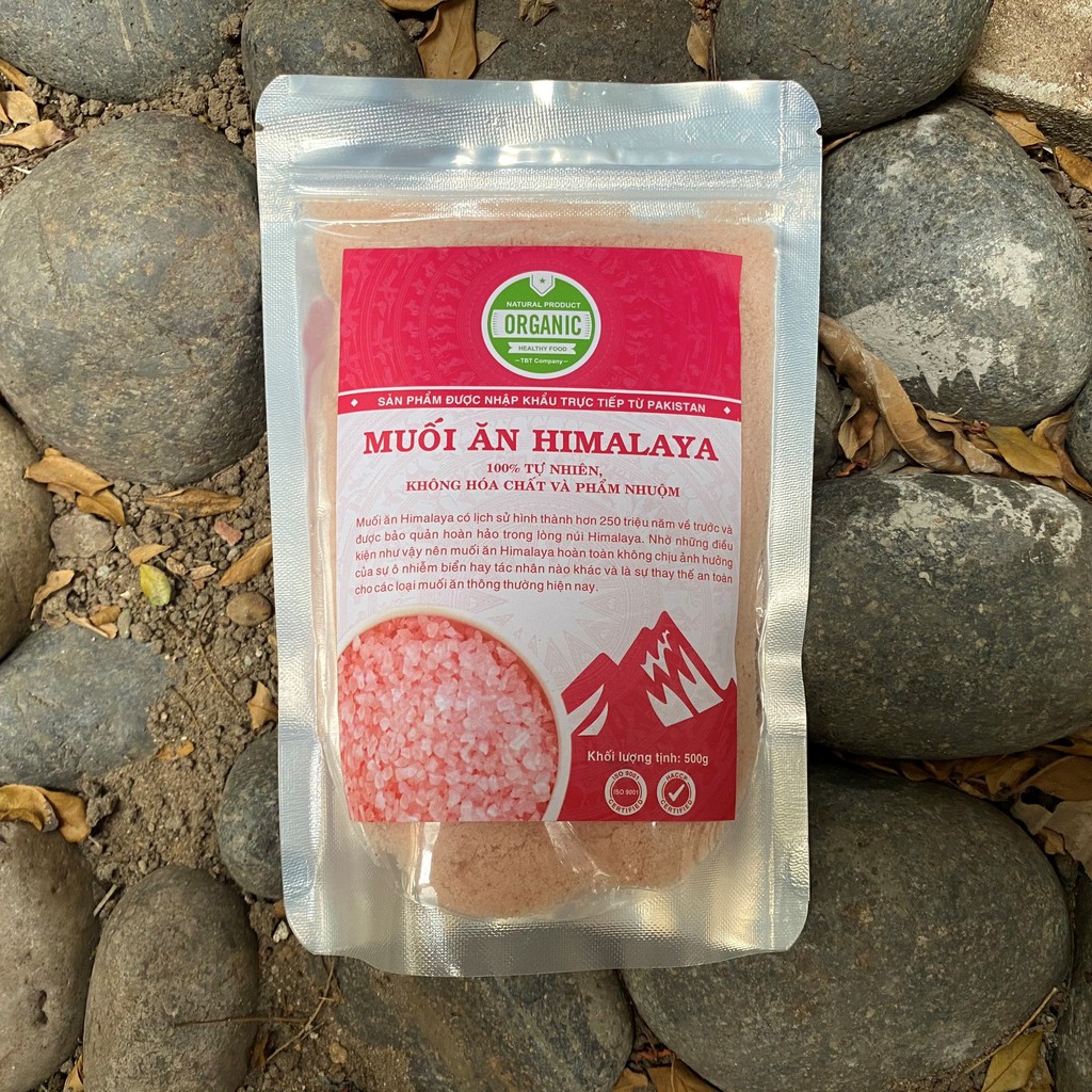 Muối Hồng Himalaya Nhập Khẩu Pakistan0.5kg & 1kg