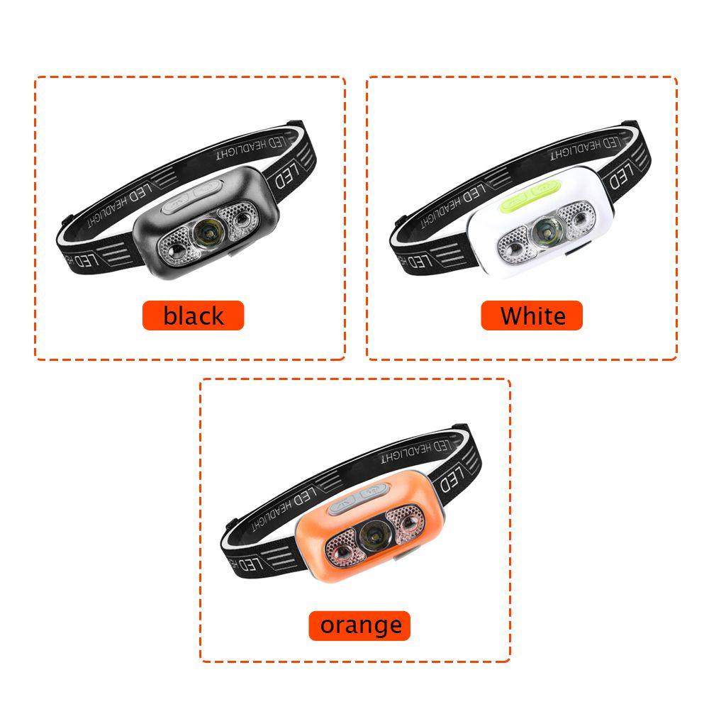 Daphs Đèn Pha LED Cảm Biến Mạnh Mẽ Có Thể Sạc Lại Dùng Khi Đi Câu Cá / Đi Bộ Đường Dài