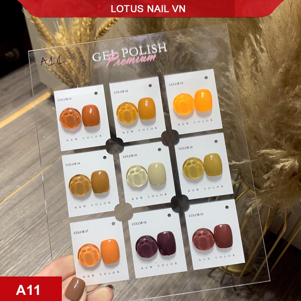 Set sơn gel Vendeeni 9 màu cao cấp - made in Japan chai 15ml tặng kèm bảng màu