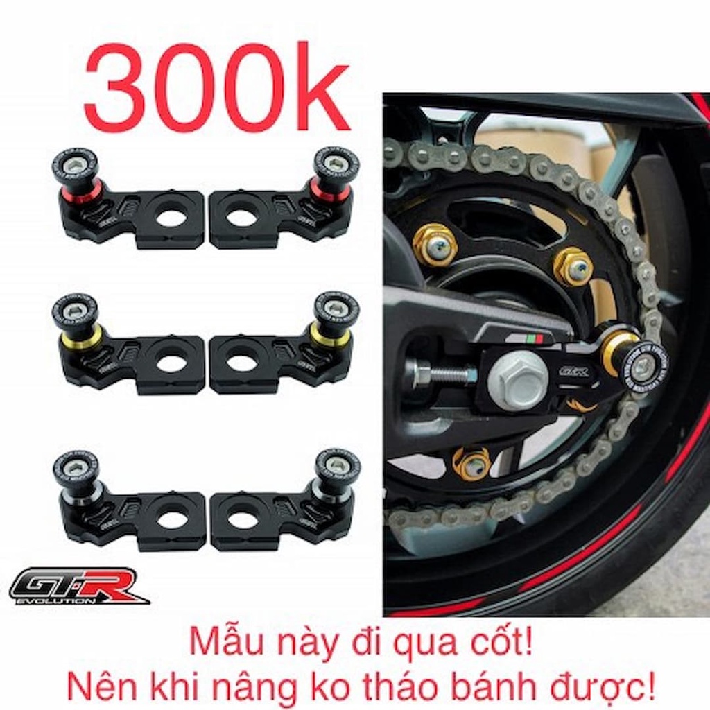 BỘ BÁT ỐC NÂNG XE CBR650R/CB650R  CHÍNH HÃNG RED