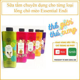 Sữa tắm chuyên dụng cho từng loại lông chó mèo Essential Endi - 500ml