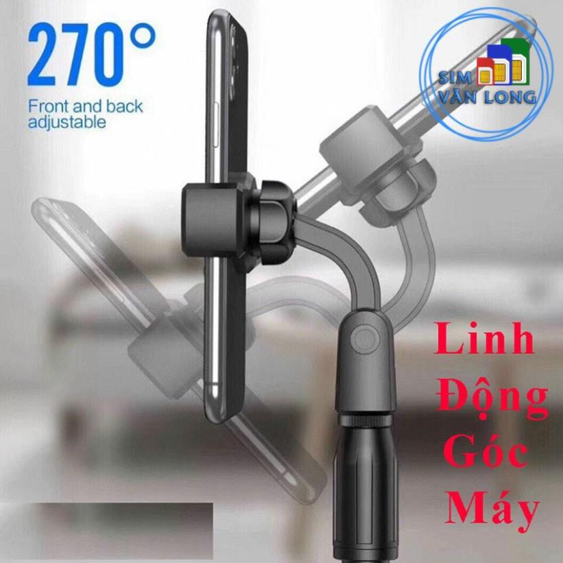 Giá Đỡ Điện Thoại livestream xem video Ổn Định Xoay 360 Độ dùng Quay Phim Ghi Hình ĐaDụng _4
