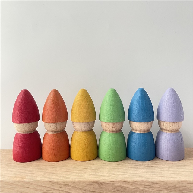 Đồ chơi bằng gỗ hình đồ chơi sáng tạo chốt montessori cho trẻ em