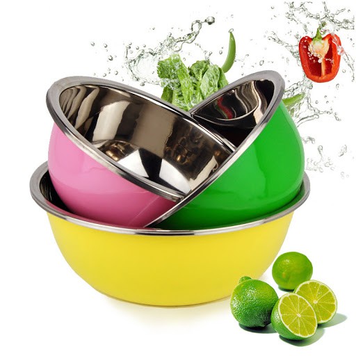 SET CHẬU INOX 3 MÀU