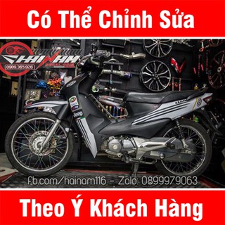 Tem Trùm Wave a Đen Trắng Jeep