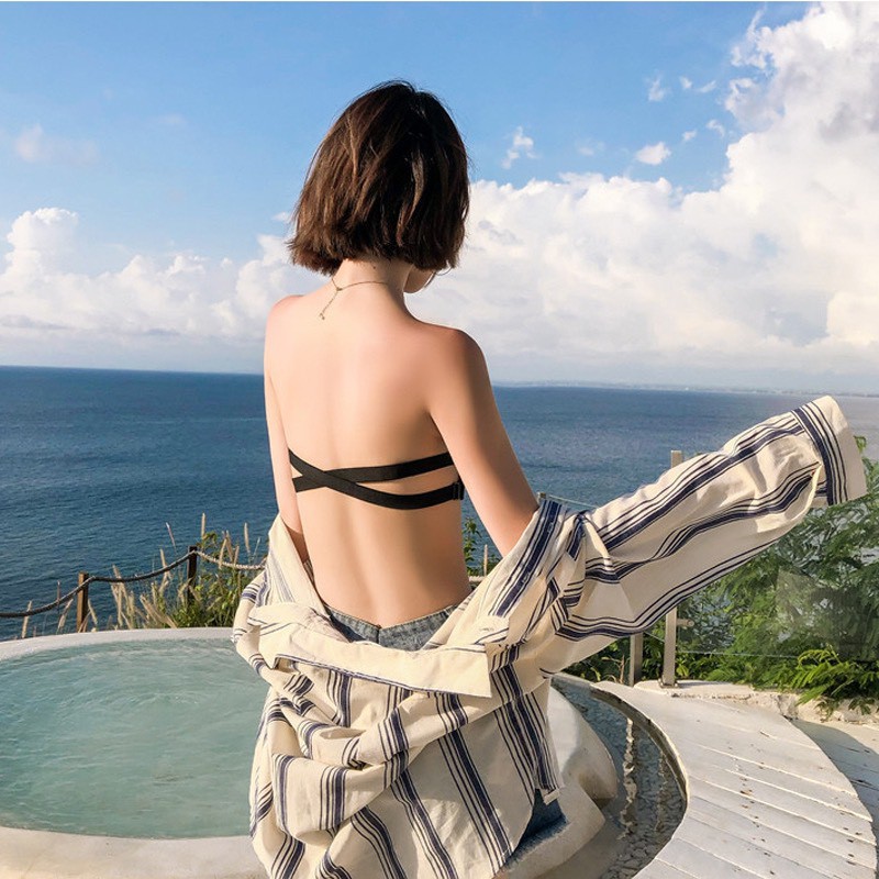 Áo Lót Nữ Đúc Su Cúp Ngực Không Dây Nâng Ngực Hình Bàn Tay (Tặng kèm dây) AL10