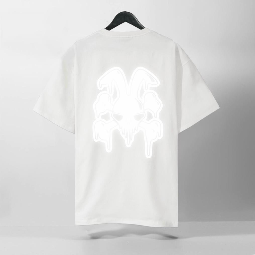 Áo Thun Tay Lỡ Phản Quang Bạc, Form rộng oversize, áo phông unisex, chất liệu Cotton - KKIM Shop