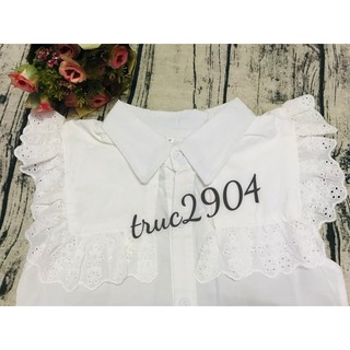 Áo sơ mi phối ren thủy thủ -ma47