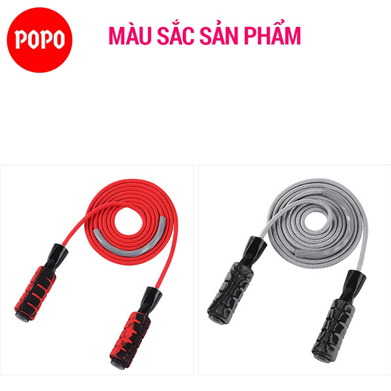 Dây nhảy thể dục POPO XS005 giảm mỡ bụng chống rối, chống mài mòn