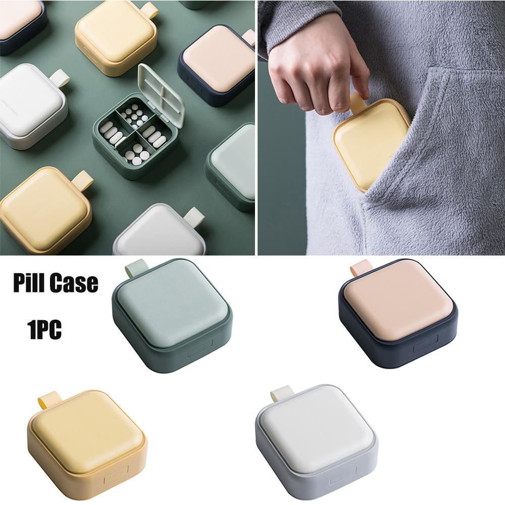 Hộp Đựng Thuốc Bốn Ngăn Nhỏ Gọn Tiện Dụng