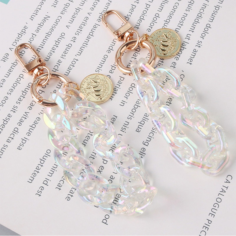 Móc chìa khóa bằng nhựa acrylic nhiều màu sắc độc đáo