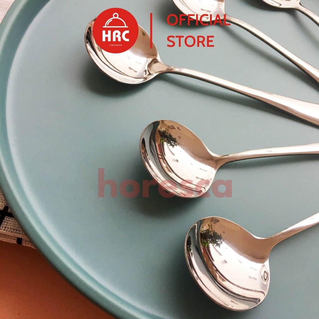 Thìa inox ăn cháo, soup đầu tròn (HÀNG ĐẸP) Muỗng ăn inox kiểu dáng Hàn Quốc cao cấp