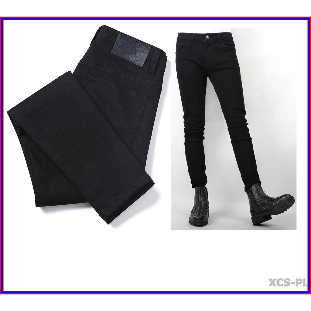 Quần jean nam cao cấp ĐEN TRƠN siêu đẹp không xù lông, không ra màu, chất giãn tốt đenTRƠN.82