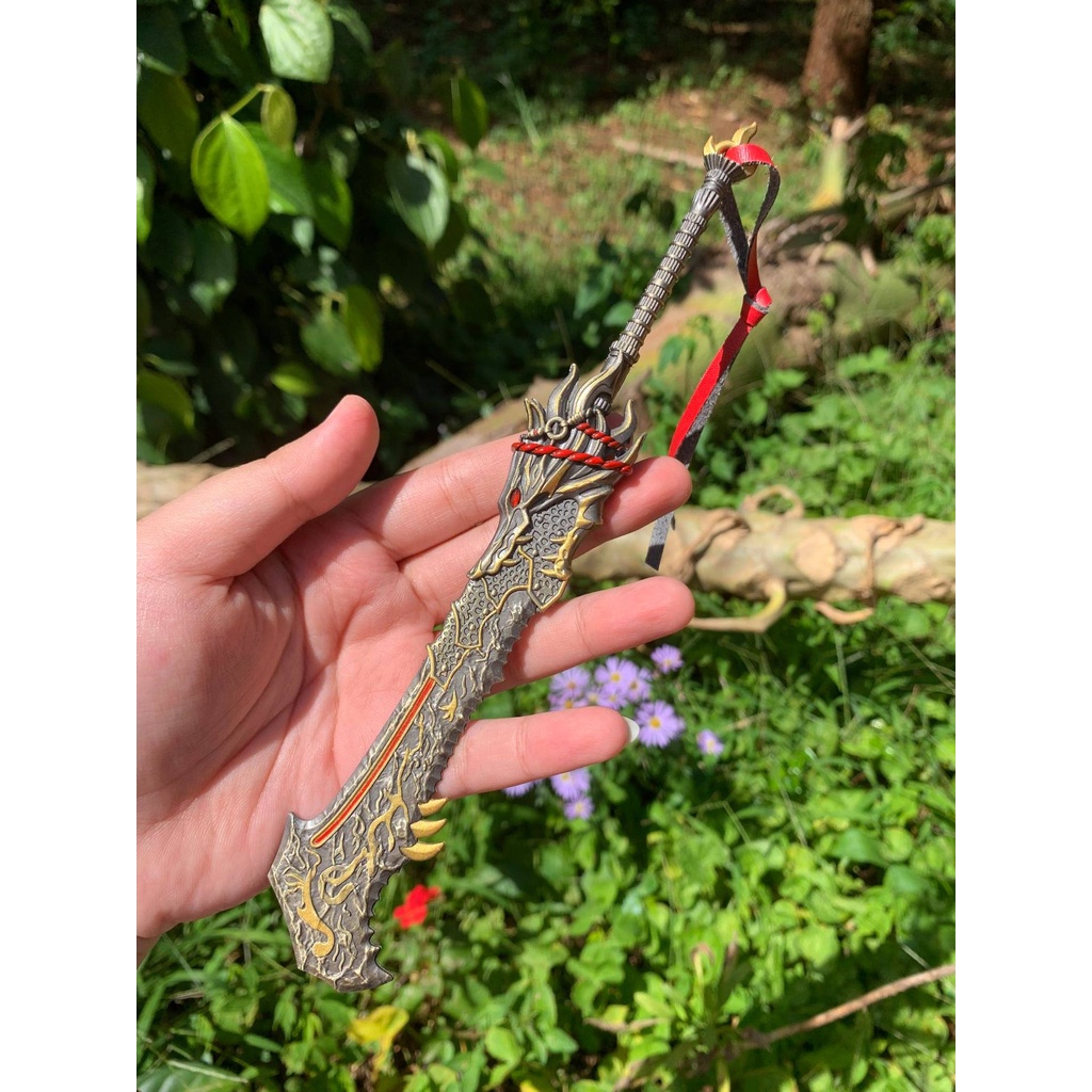 [ Tặng đế ][ 22cm ]Mô hình hợp kim Wolf King's Fang Nanh Vua Sói - Naraka : Bladepoint - Baystore