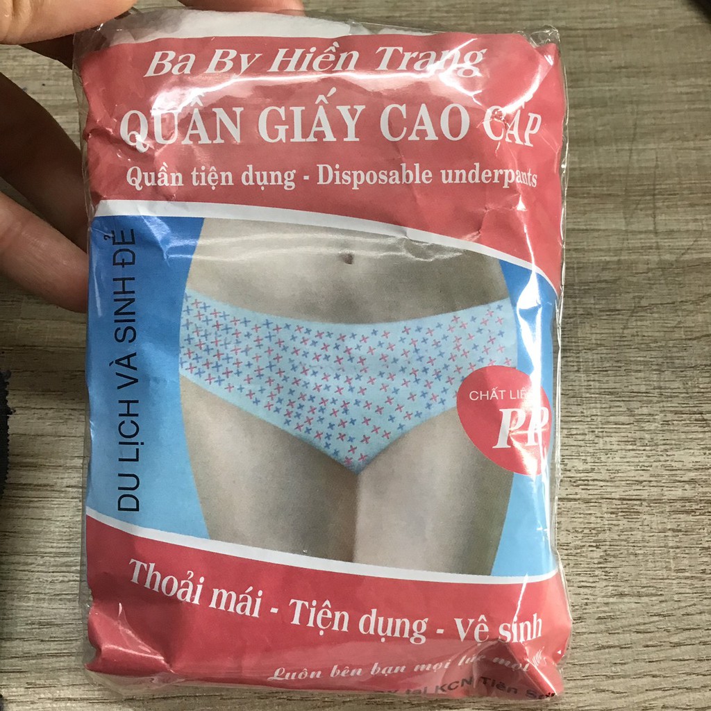 Set 6 quần lót giấy Hiền Trang (dùng 1 lần)