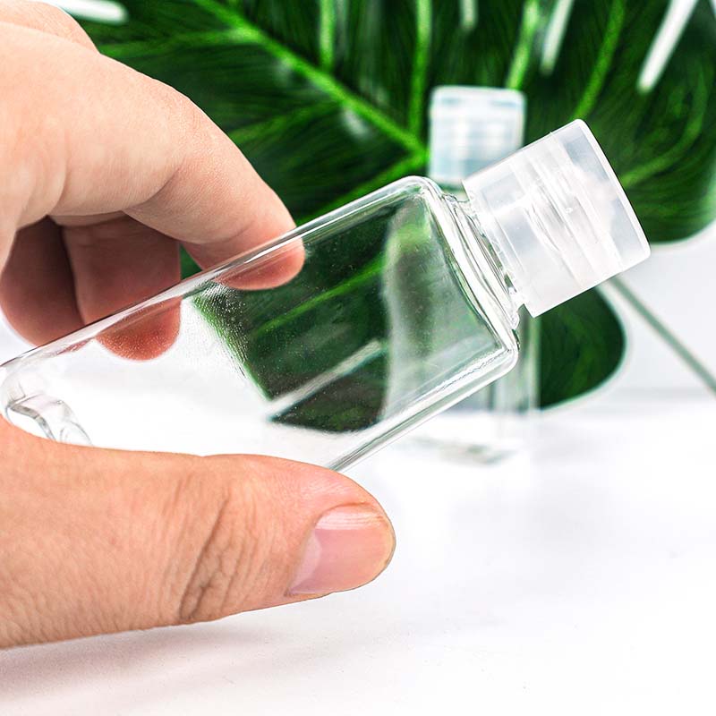 Chai rỗng trong suốt nắp lật dùng chiết mỹ phẩm / nước rửa tay khi đi du lịch dung tích 30/60ML