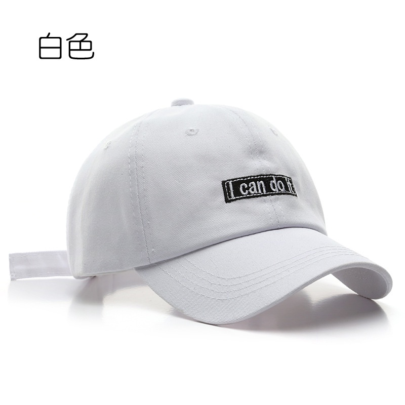 Mũ Lưỡi Trai Thêu Chữ I Can Do It Thời Trang Dành Cho Nam Nữ