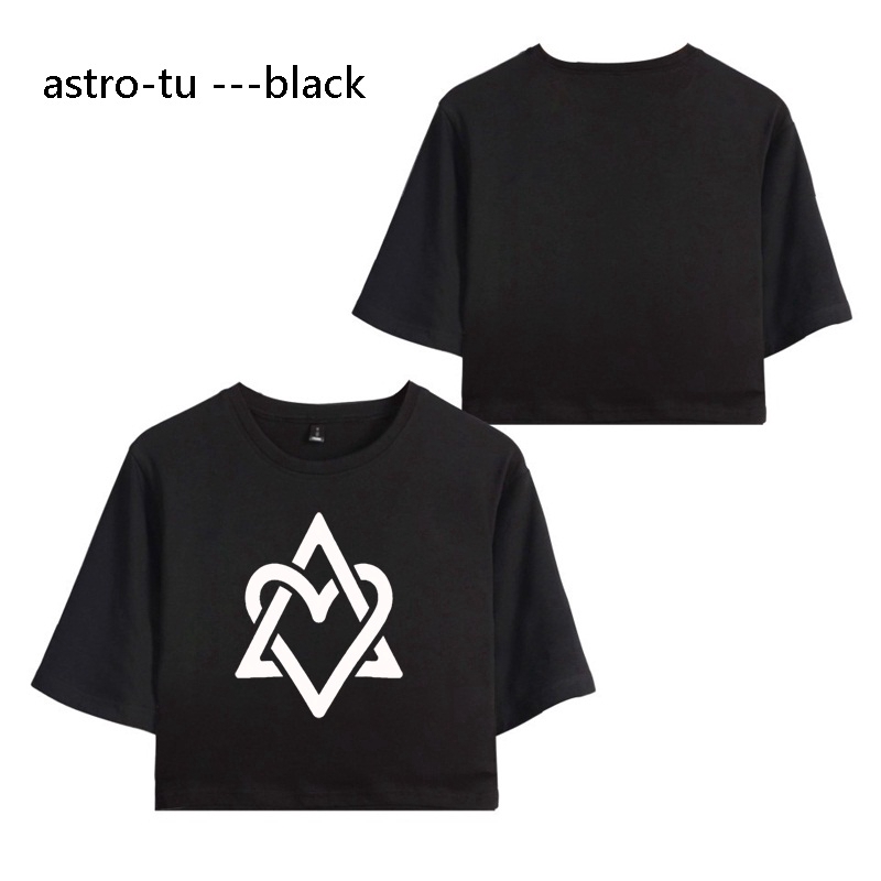 Mới Thường Ngày Váy Crop Top Áo blackpink Nữ Đại Học Phong Cách shinee Ngắn T astro bnk48 mamamoo Áo