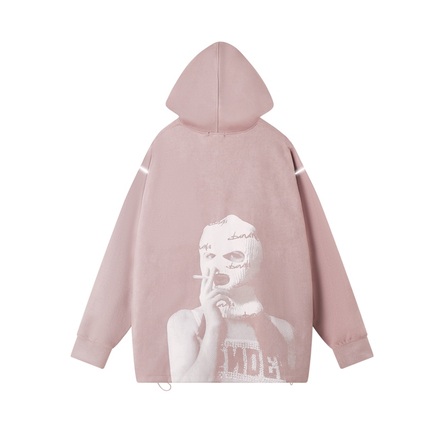 [Chính hãng BANAWA] Áo khoác nỉ hoodie Criminal - Pink