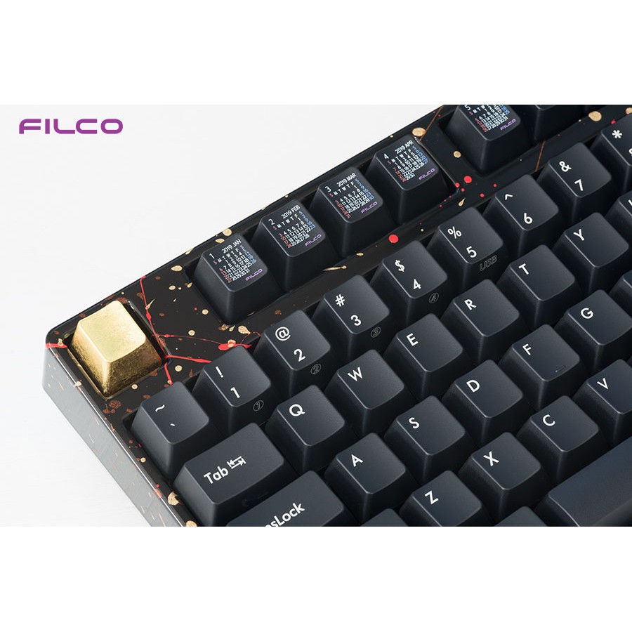 Keycap Filco lịch 2019 (Black) - Hàng chính hãng