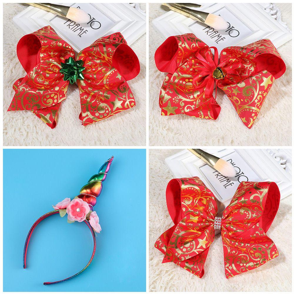 ESPO Băng Đô Cài Tóc Hình Sừng Kỳ Lân Phối Chuông Đáng Yêu Cho Bé