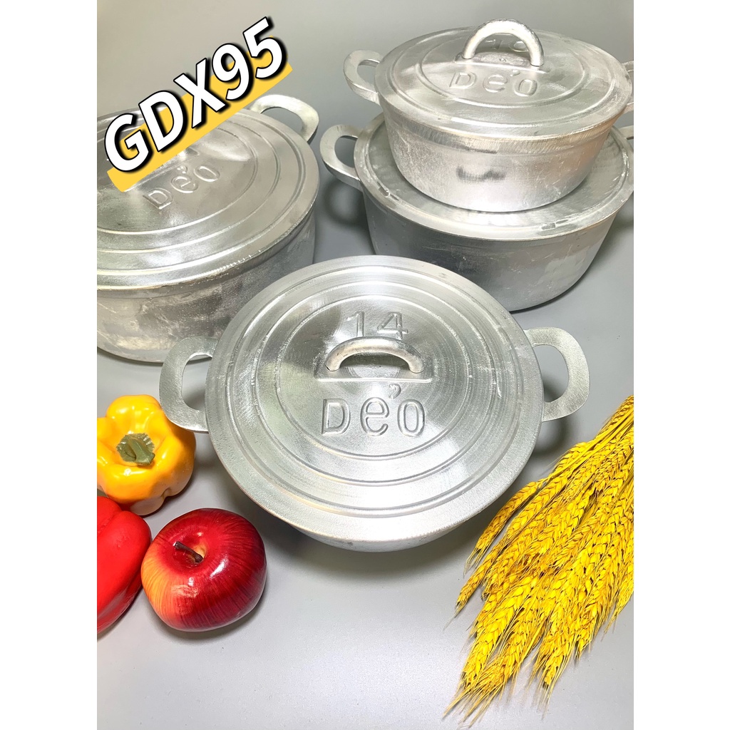 Nồi gang đúc siêu dầy 24cm siêu bóng chất lượng tuyệt đối
